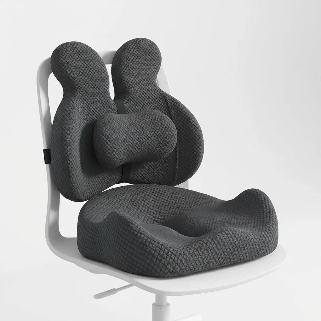 KERNO Arc Set – Ergonomisches Sitzkissen & Lendenwirbelstütze