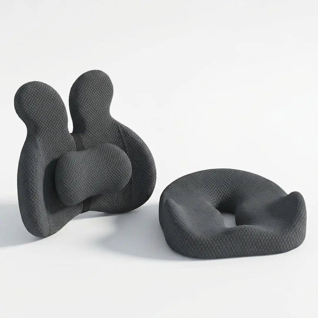 KERNO Arc Set – Ergonomisches Sitzkissen & Lendenwirbelstütze