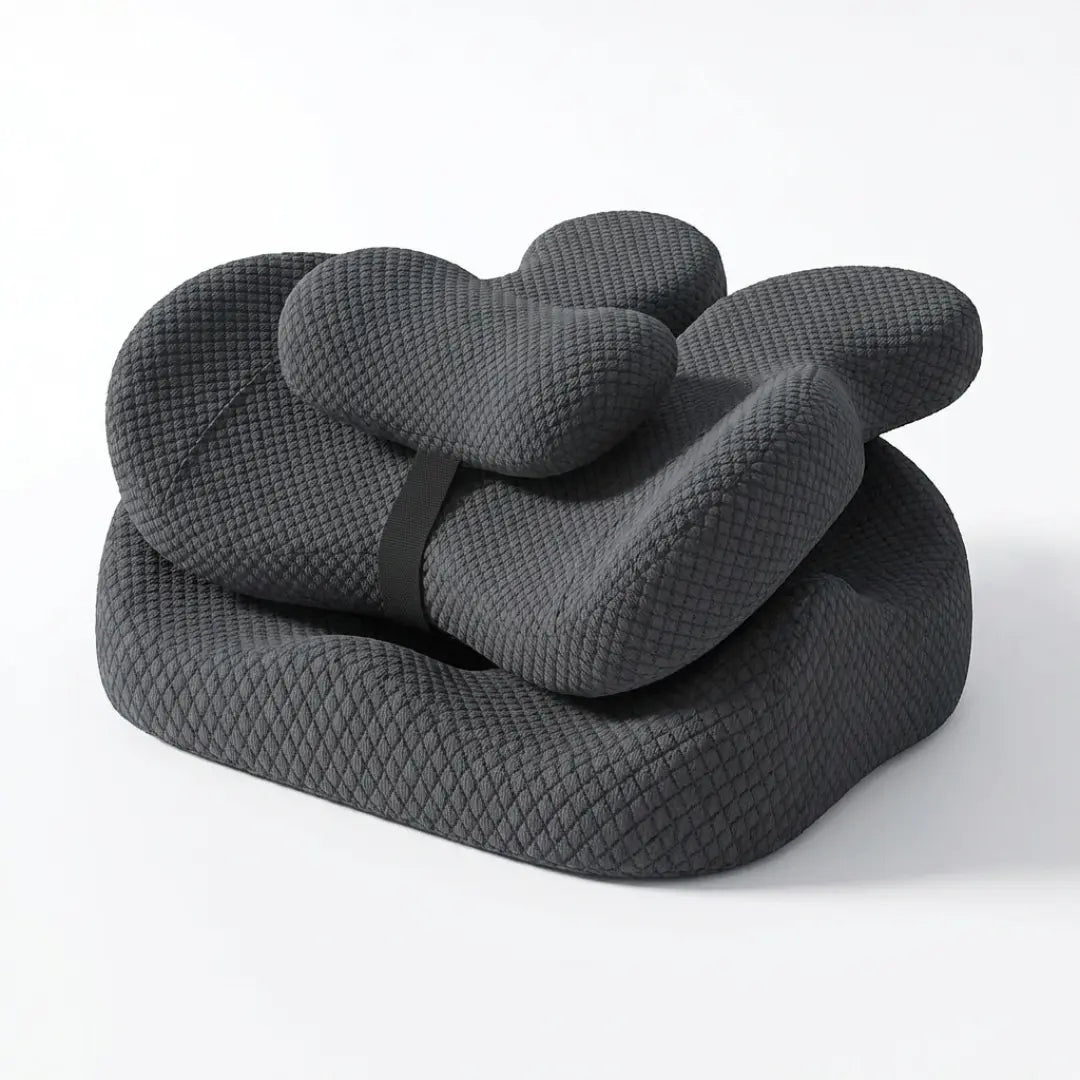 KERNO Arc Set – Ergonomisches Sitzkissen & Lendenwirbelstütze