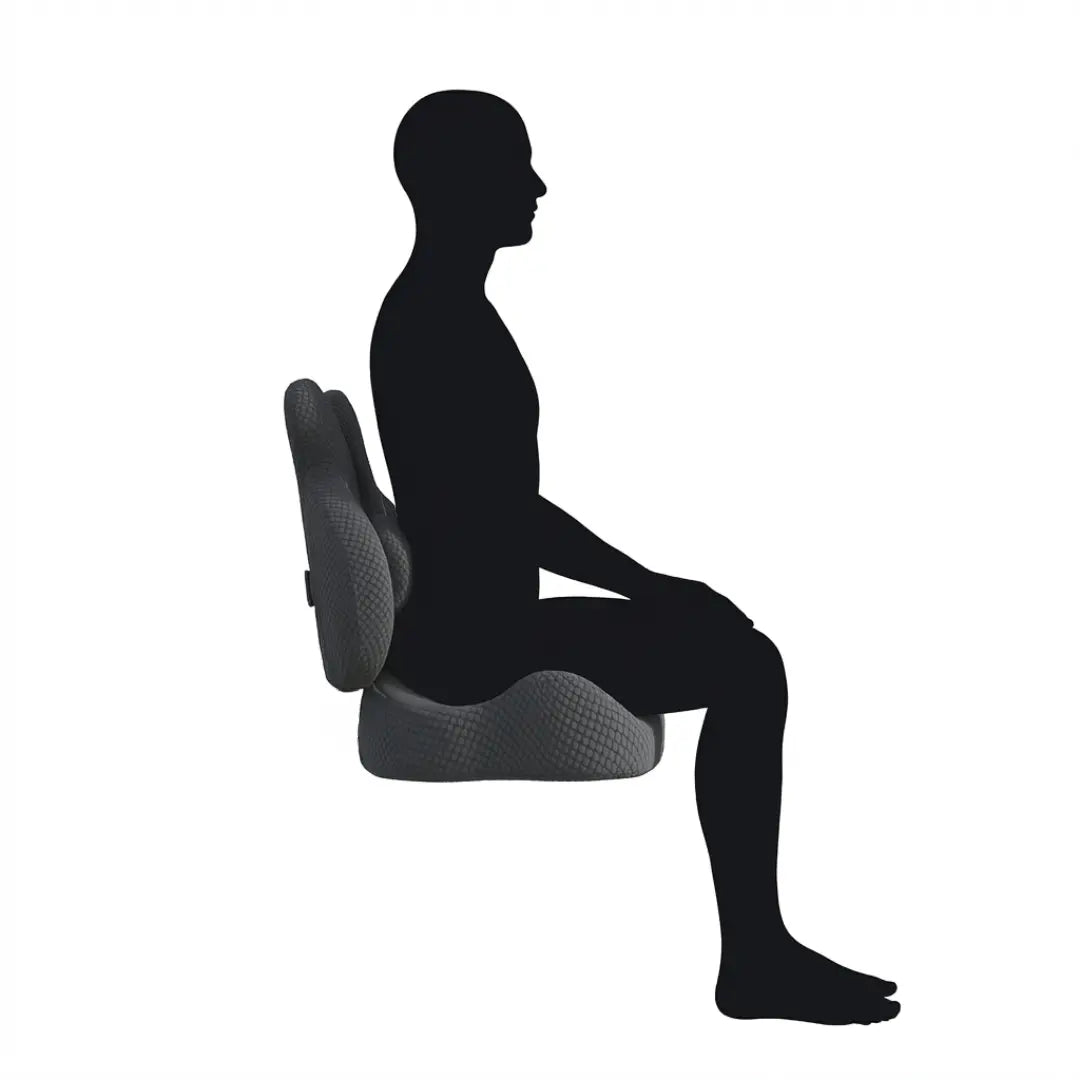 KERNO Arc Set – Ergonomisches Sitzkissen & Lendenwirbelstütze